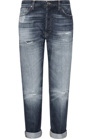 Dondup Jeansy, Kobieta, Niebieski, W28, Denim, Niebieskie Jeansyy Regular Waist