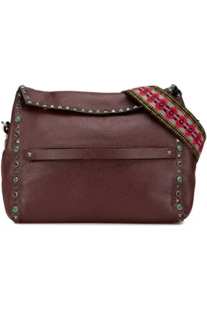 VALENTINO Pre-owned, Kobieta, Czerwony, ONE SIZE, Skóra, Pre-owned skórzane torby na ramię