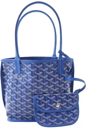 GOYARD Pre-owned, Kobieta, Niebieski, ONE SIZE, Skóra, Pre-owned Leather totes