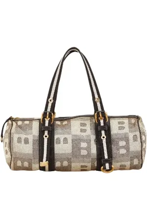 Bally Pre-owned, Kobieta, Beżowy, ONE SIZE, Skóra, Pre-owned Canvas handbags