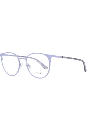 Guess Akcesoria, Kobieta, Fioletowy, ONE SIZE, Fioletowe Okulary Optyczne dla Kobiet