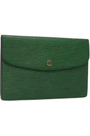 LOUIS VUITTON Pre-owned, Kobieta, Zielony, ONE SIZE, Skóra, Pre-owned Leather clutches