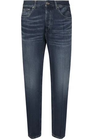 Dondup Jeansy, Mężczyzna, Niebieski, W36, Ciemnoniebieskie Jeansyy Slim Fit
