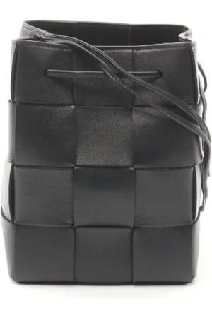 Bottega Veneta Pre-owned, Kobieta, Czarny, ONE SIZE, Skóra, Pre-owned skórzane torby na ramię