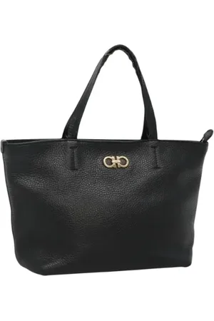 Salvatore Ferragamo Pre-owned, Kobieta, Czarny, ONE SIZE, Skóra, Pre-owned Skórzane torebki