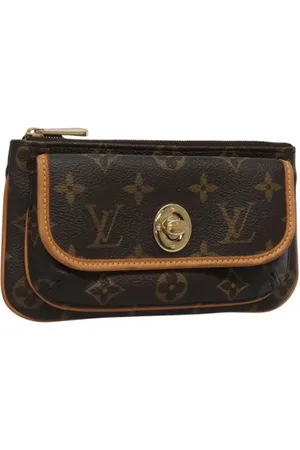 LOUIS VUITTON Pre-owned, Kobieta, brązowy, ONE SIZE, Skóra, Pre-owned Canvas pouches