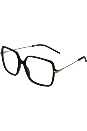 HUGO BOSS Akcesoria, Kobieta, Czarny, ONE SIZE, Czarne Okulary Optyczne Damskie Kwadratowe