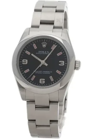 Rolex Pre-owned, Mężczyzna, Czarny, ONE SIZE, Pre-owned Stainless Steel watches
