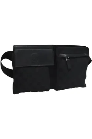 Gucci Pre-owned, Kobieta, Czarny, ONE SIZE, Skóra, Pre-owned Canvas crossbody-bags