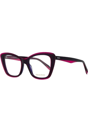 Emilio Pucci Akcesoria, Kobieta, Fioletowy, ONE SIZE, Fioletowe Okulary Optyczne Damskie Modny Model