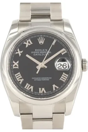 Rolex Pre-owned, Mężczyzna, Czarny, ONE SIZE, Pre-owned Stainless Steel watches