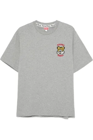 Kenzo Koszulki, Mężczyzna, Szary, M, Kolekcja Casualowych Koszulek Ss 25