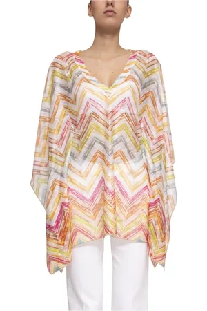Missoni Bluzki, Kobieta, Wielobarwność, M, Plażowy Cover-up Sm 9n 4 Place