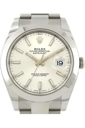 Rolex Pre-owned, Mężczyzna, Szary, ONE SIZE, Pre-owned Stainless Steel watches
