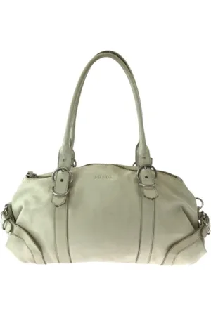 Prada Pre-owned, Kobieta, Biały, ONE SIZE, Skóra, Pre-owned Skórzane torebki