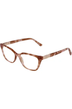 Guess Akcesoria, Kobieta, brązowy, ONE SIZE, Beżowe Okulary Optyczne Damskie Styl Prostokątny