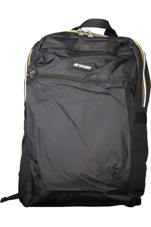 K-Way Torebki, Mężczyzna, Czarny, ONE SIZE, Czarny Plecak Męski z Poliamidu