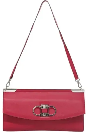 Salvatore Ferragamo Pre-owned, Kobieta, Różowy, ONE SIZE, Skóra, Pre-owned Skórzane torebki