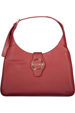 Valentino by Mario Valentino Torebki, Kobieta, Czerwony, ONE SIZE, Len, Czerwona Torba z Polietylenu z Górnymi Uchwytami