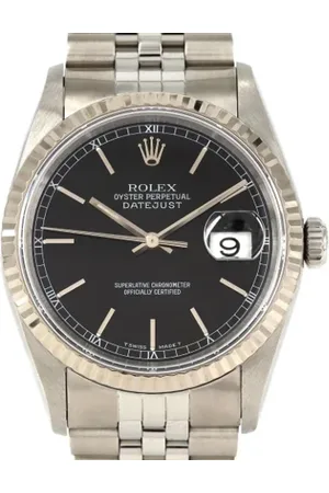 Rolex Pre-owned, Mężczyzna, Czarny, ONE SIZE, Pre-owned Stainless Steel watches