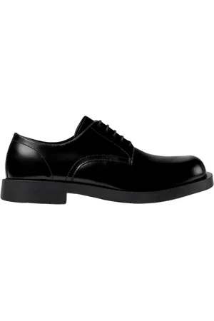 Camper Buty, Mężczyzna, Czarny, 44 EU, Czarne Buty Brogue Zaokrąglony Nosek