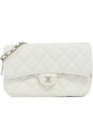 CHANEL Pre-owned, Kobieta, Biały, ONE SIZE, Pre-owned Leather chanel-bags
