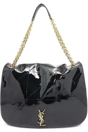Saint Laurent Pre-owned, Kobieta, Czarny, ONE SIZE, Skóra, Pre-owned skórzane torby na ramię