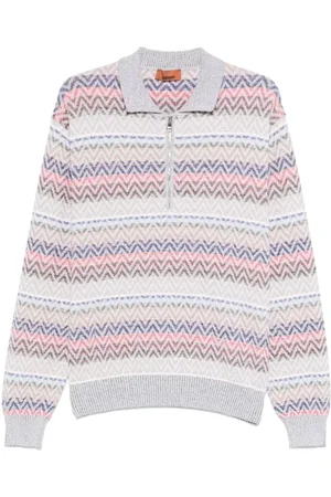 Missoni Koszulki, Mężczyzna, Wielobarwność, XL, Klasyczny Polo Shirt