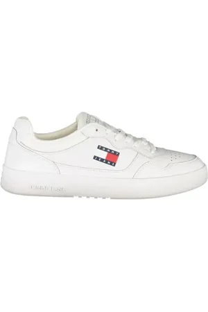 Tommy Hilfiger Buty, Mężczyzna, Biały, 45 EU, Białe Buty na Sznurowadła dla Mężczyzn
