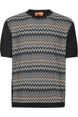 Missoni Koszulki, Mężczyzna, Wielobarwność, XL, T-shirt z falbanami
