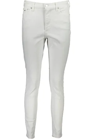 Tommy Hilfiger Jeansy, Kobieta, Biały, W28 L30, Białe Skinny Jeansy