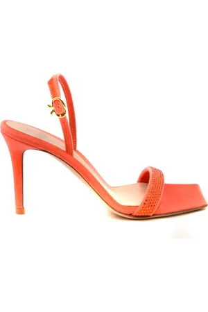Gianvito Rossi Buty, Kobieta, Pomarańczowy, 36 EU, Stylowa Sandałka dla Kobiet