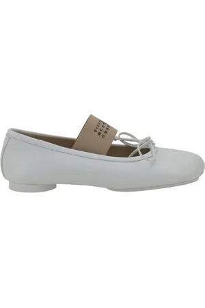 Maison Margiela Buty, Kobieta, Niebieski, 38 EU, Anatomiczne skórzane baletki