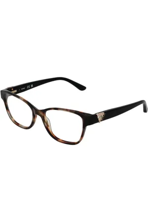 Guess Akcesoria, Kobieta, brązowy, ONE SIZE, Brązowe Okulary Optyczne Kwadratowe Damskie