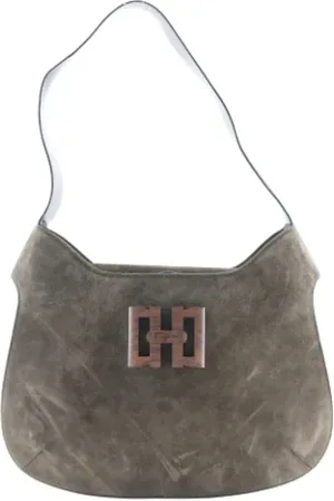 Salvatore Ferragamo Pre-owned, Kobieta, brązowy, ONE SIZE, Skóra, Pre-owned skórzane torby na ramię