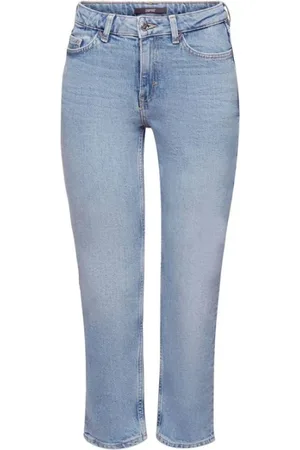 ESPRIT Jeansy, Kobieta, Niebieski, W30, Klasyczne jeansy damskie w jednolitym kolorze