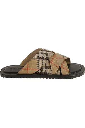 Burberry Buty, Mężczyzna, Wielobarwność, 42 EU, Stylowe Sandały Męskie