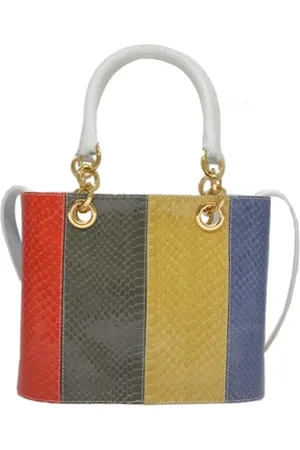 Salvatore Ferragamo Pre-owned, Kobieta, Wielobarwność, ONE SIZE, Skóra, Pre-owned Skórzane torebki