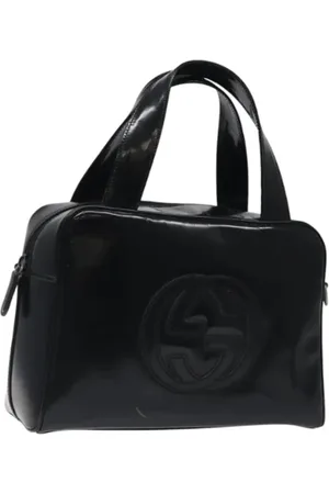 Gucci Pre-owned, Kobieta, Czarny, ONE SIZE, Skóra, Pre-owned Skórzane torebki