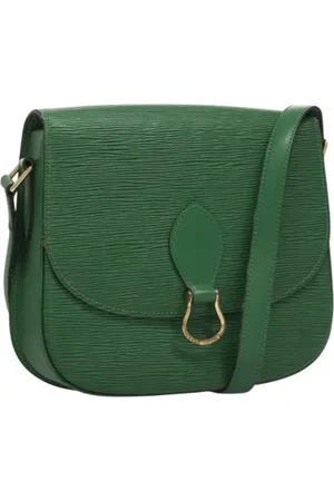 LOUIS VUITTON Pre-owned, Kobieta, Zielony, ONE SIZE, Skóra, Pre-owned skórzane torby Louis Vuitton