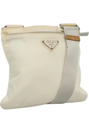 Prada Pre-owned, Kobieta, Biały, ONE SIZE, Nylon, Pre-owned Nylon prada-bags
