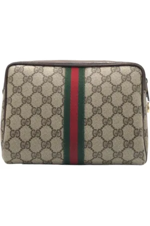 Gucci Pre-owned, Kobieta, brązowy, ONE SIZE, Pre-owned Canvas clutches