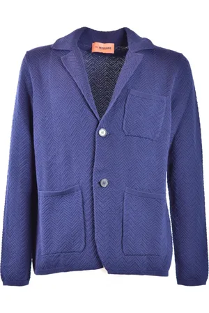 Missoni Kurtki, Mężczyzna, Niebieski, M, Stylowe Blezery dla eleganckiego wyglądu