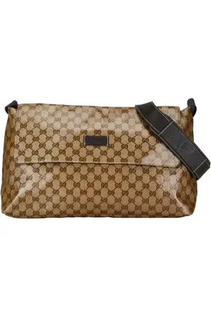Gucci Pre-owned, Kobieta, Beżowy, ONE SIZE, Skóra, Pre-owned Plastic crossbody-bags