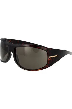 HUGO BOSS Akcesoria, Kobieta, brązowy, ONE SIZE, Brązowe Okulary Przeciwsłoneczne Damskie Styl Prostokątny