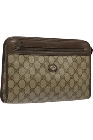 Gucci Pre-owned, Kobieta, Beżowy, ONE SIZE, Skóra, Pre-owned Leather clutches