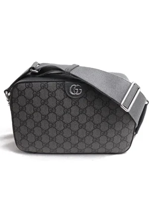 Gucci Pre-owned, Kobieta, Szary, ONE SIZE, Skóra, Pre-owned Canvas gucci-bags