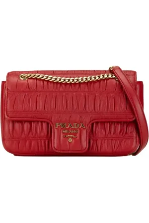Prada Pre-owned, Kobieta, Czerwony, ONE SIZE, Pre-owned Leather prada-bags