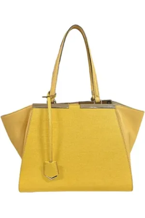 Fendi Pre-owned, Kobieta, Żółty, ONE SIZE, Pre-owned Leather fendi-bags