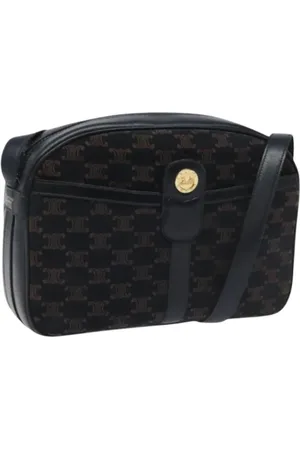 Céline Pre-owned, Kobieta, Czarny, ONE SIZE, Skóra, Pre-owned Suede celine-bags